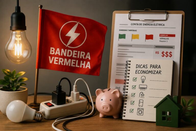 Bandeira vermelha? Aqui estão 12 dicas para economizar na sua conta de luz